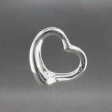 Estate Tiffany & Co. SS Peretti 36mm Open Heart Pendant