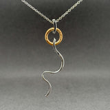 Estate Damiani 18K TT Gold 0.28ctw H-I/VS2-SI1 Diamond Pendant