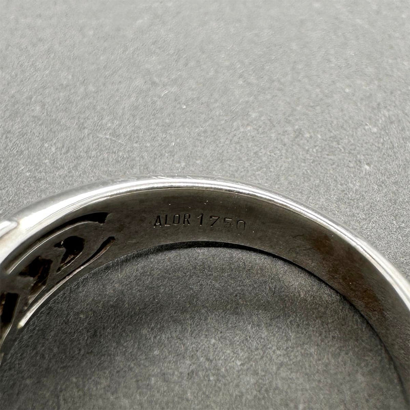 Estate Charriol 18K W Gold 0.29ctw Diamond Ring