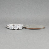 Estate 14K W Gold 1.47ctw H-J/I1-2 Diamond Eng. Ring