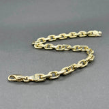 Estate 14K Y Gold 5.83mm Cable Link Bracelet