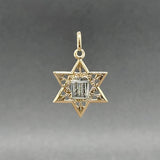 Estate 14K TT Gold Star of David Pendant