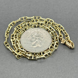 Estate 14K Y Gold 3.25mm 15.5” Anchor Chain