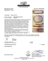 Estate 18K Y Gold 1.77ctw I-J/VS2-SI1 Diamond Station Bracelet