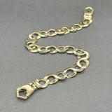 Estate 14K Y Gold Figure 8 Link Bracelet