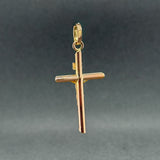 Estate 14K Y Gold 41.6mm INRI Crucifix Pendant