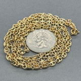 Estate 18K Y Gold 3.8mm 28.25” Anchor Link Chain