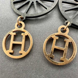 Estate Hermes 18K R Gold Crazy Caleche Dangle Earrings
