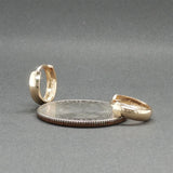 Estate 14K Y Gold 11.90mm Mini Huggie Earrings