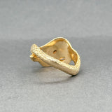 Estate 14K Y Gold Snake Ring
