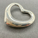 Estate Tiffany & Co. SS Peretti 22mm Open Heart Pendant
