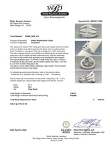 Estate 14K W Gold 0.07ctw H-I/SI1 Diamond 6 Row Ring