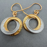 Estate Gurhan 22K TT Gold 0.28ctw G-H/SI1-2 Diamond Drop Earrings