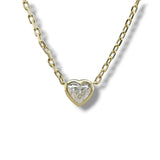 YGP Sterling 0.95ctw  E/VS1 Lab Created Heart Diamond Pendant