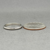 Estate 14K W Gold 2.3mm Wedding Ring