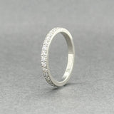 Estate Tiffany & Co. Platinum 0.36ctw Diamond Eternity Ring