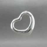 Estate Tiffany & Co. SS Peretti 36mm Open Heart Pendant
