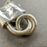Estate Tiffany & Co. SS 1837 Padlock Pendant