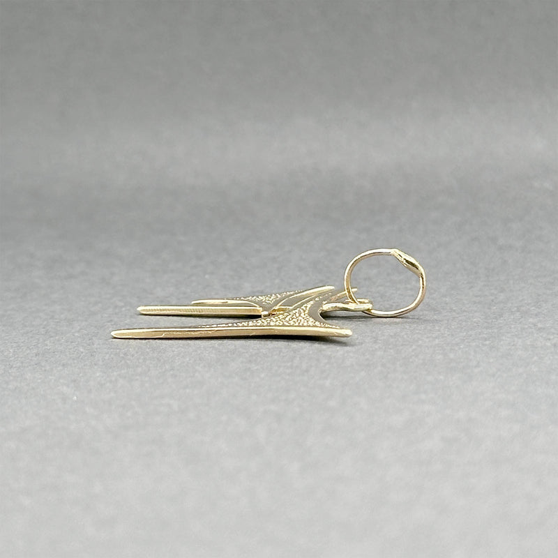 Estate 14K Y Gold Chai Pendant