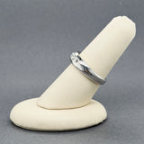 Estate 14K W Gold 0.58ctw I-J/SI1-2 Diamond Anniversary Ring