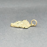 Estate 14K Y Gold Christ Head Pendant