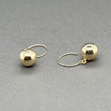 Estate 14K Y Gold Ball Drop Earrings