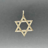 Estate 14K Y Gold Star of David Pendant