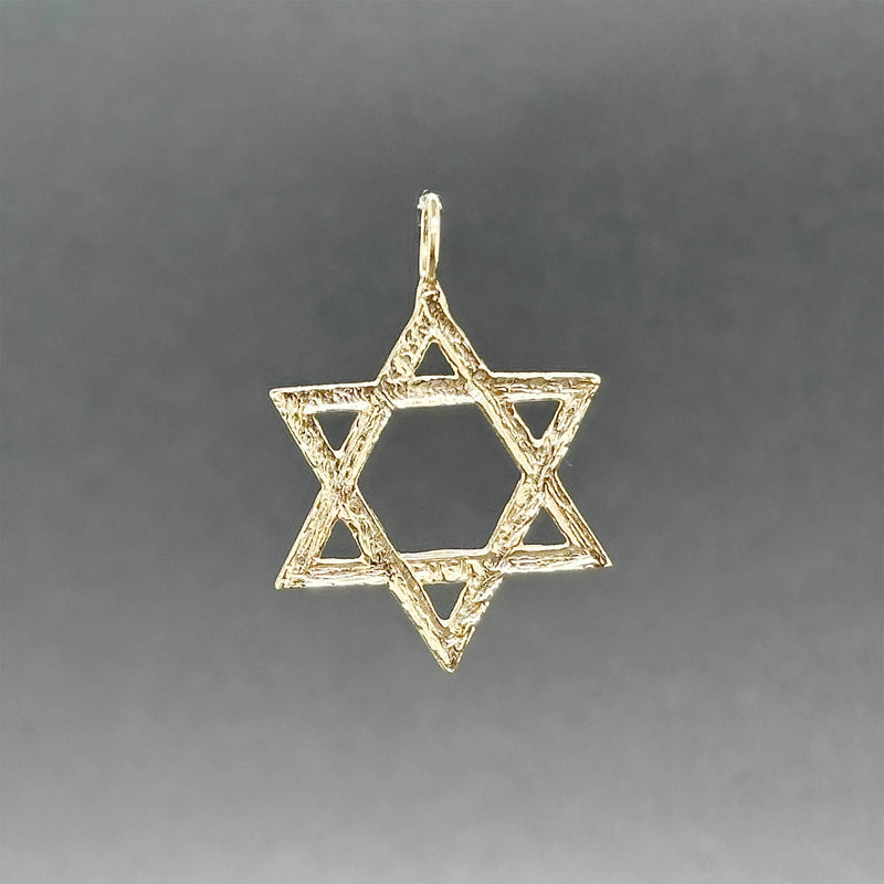 Estate 14K Y Gold Star of David Pendant
