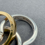 Estate Tiffany & Co. SS 18 Picasso Triple Circle Drop Earrings