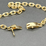 Estate 18K Y Gold 4.67mm Cable Link Bracelet