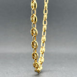Estate 14K Y Gold 5.1mm 27” Anchor Chain