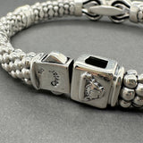 Estate Lagos SS 9mm Caviar Buckle Bracelet