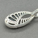 Estate Lagos SS Teardrop Enhancer Pendant