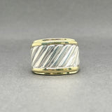 Estate David Yurman SS 14 Cigar Ring