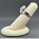Estate Lagos SS 0.15ctw Diamond Pret-a-Porter Daisy Ring
