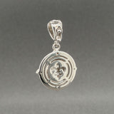 Estate Judith Ripka SS CZ J Enhancer Pendant