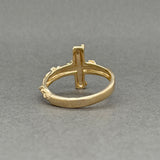 Estate 14K Y Gold Crucifix Ring