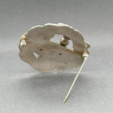 Estate Georg Jensen SS 2.92ctw Moonstone Dove Pin