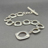 Estate Tiffany & Co. SS Cushion Toggle Bracelet