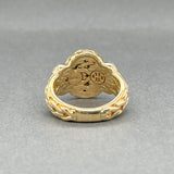 Estate John Hardy 18K Y Gold Diamond Cluster Ring