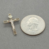 Estate 14K Y Gold 23.4mm Crucifix Pendant