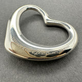 Estate Tiffany & Co. Peretti SS 27mm Open Heart Pendant