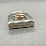 Estate Tiffany & Co. SS C Padlock Pendant