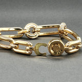 Estate Movado 18K Y Gold 1.54ctw Diamond Bracelet