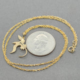 Estate 14K Y Gold Bird Pendant