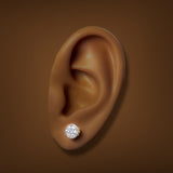 Estate Lagos SS 18 0.38ctw Diamond Stud Earrings