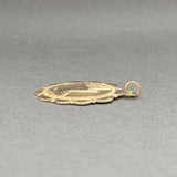 Estate 14K Y Gold Serenity Prayer Hands Pendant