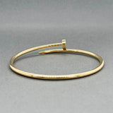 Estate Cartier 18K Y Gold Small Juste Un Clou Bracelet