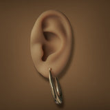 Estate 14K Y Gold 30.16mm Hoop Earrings