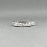 Estate 14K W Gold 0.40ctw Diamond Anniversary Ring